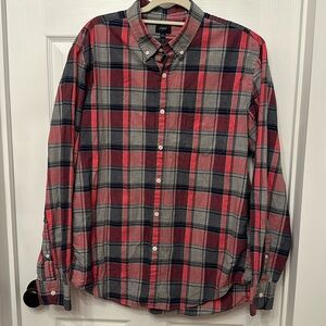 J Crew mens plaid.XL